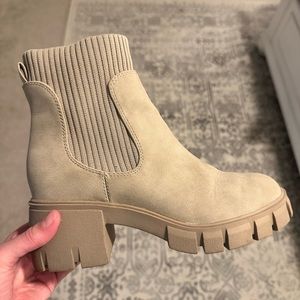 Target beige Chelsea boots